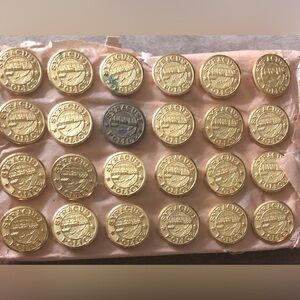 Syracuse Police Superior Quality Button Lot Of 24